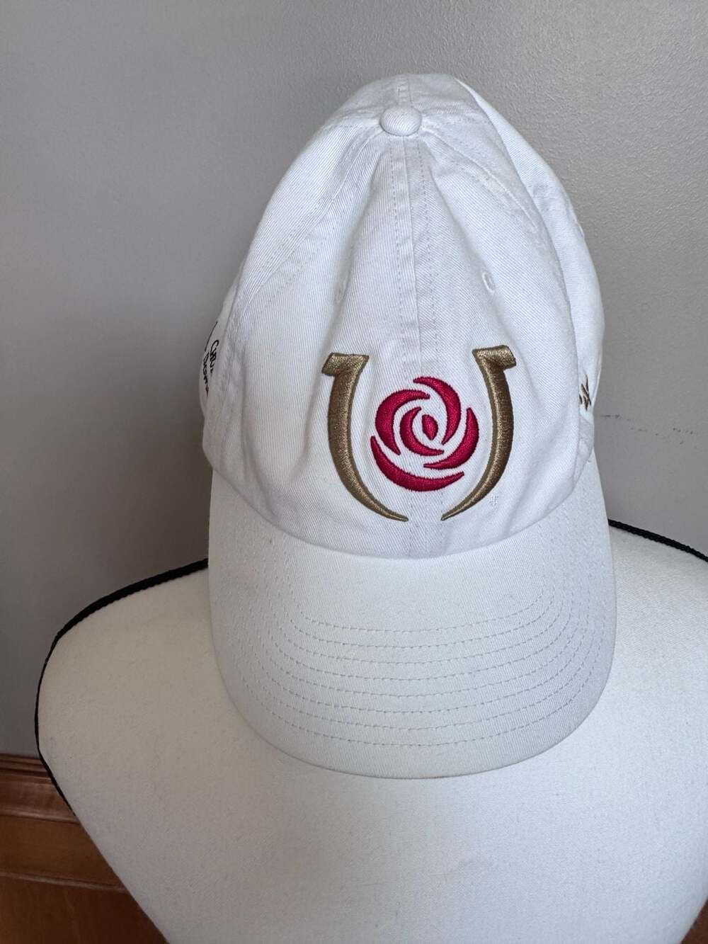 47 Kentucky Derby Logo Icon Clean Up White Adjustable Hat